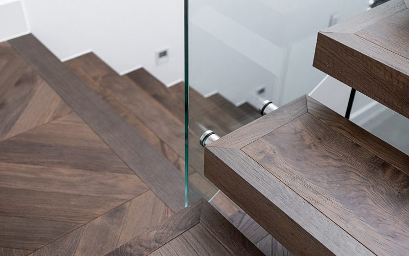 Flooring: Madera Chevron Vintage Brown