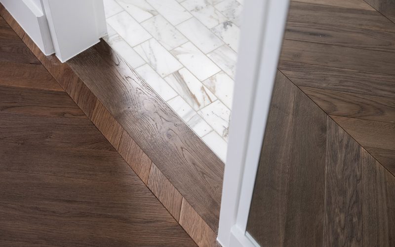 Flooring: Madera Chevron Vintage Brown