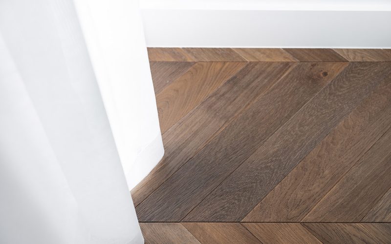 Flooring: Madera Chevron Vintage Brown