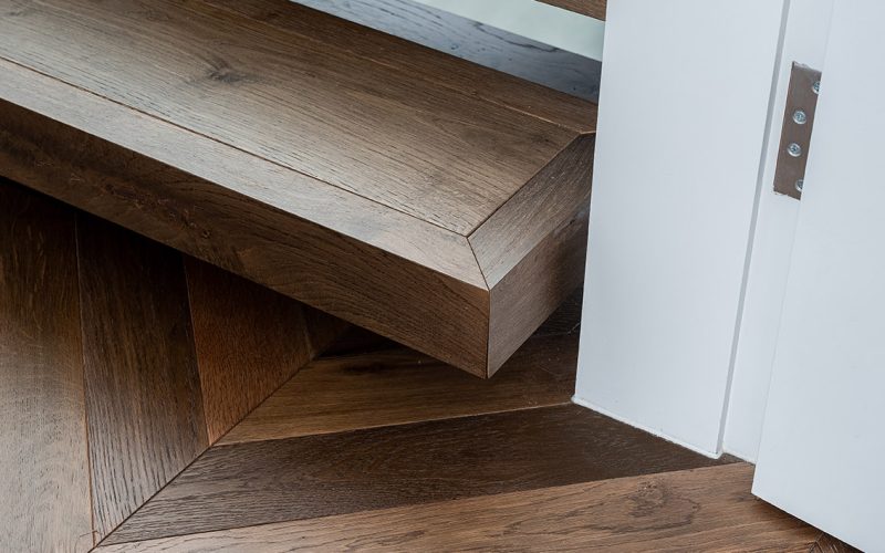 Flooring: Madera Chevron Vintage Brown